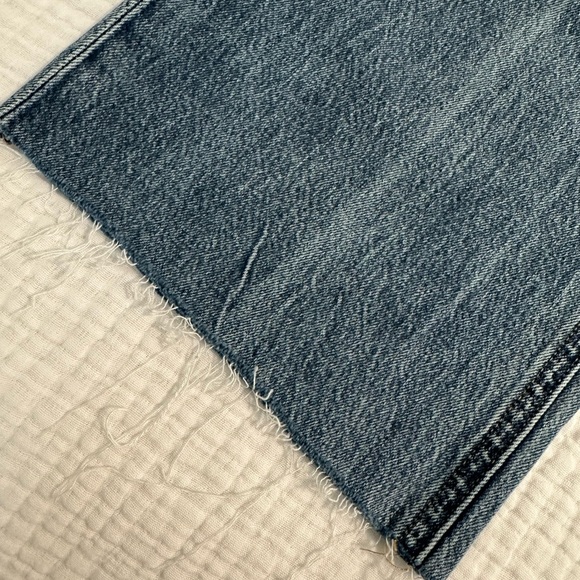 HUDSON Jeans womens Rosie Golden Destructed High-Rise Wide Leg Jean, 23 - Picture 13 of 16